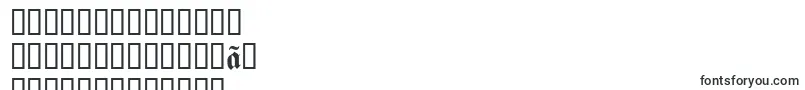 Fettekanzlei-Schriftart – koreanische Schriften