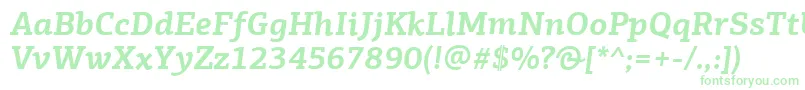 PfagoraslabproBolditalic Font – Green Fonts