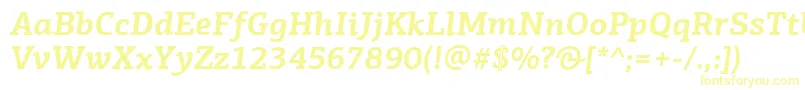 PfagoraslabproBolditalic Font – Yellow Fonts