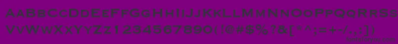 CopperplateGothicLtThirtyOneBc Font – Black Fonts on Purple Background