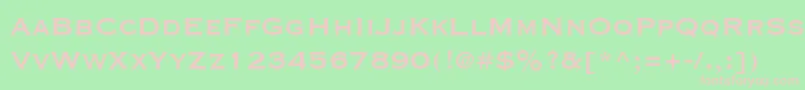 CopperplateGothicLtThirtyOneBc Font – Pink Fonts on Green Background