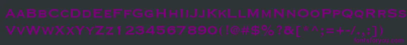 CopperplateGothicLtThirtyOneBc Font – Purple Fonts on Black Background