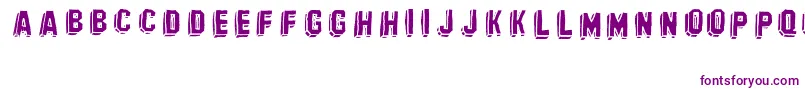 BanhartVer10Erc2008 Font – Purple Fonts on White Background