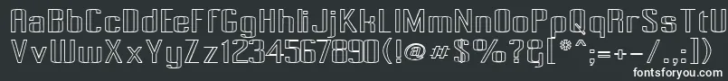 Pecot006 Font – White Fonts