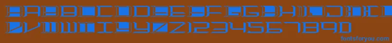 More about Highorbit2 Font Highorbit2 Font – Blue Fonts on Brown Background