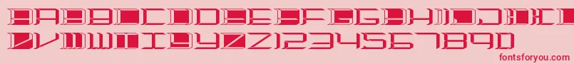 Highorbit2 Font – Red Fonts on Pink Background