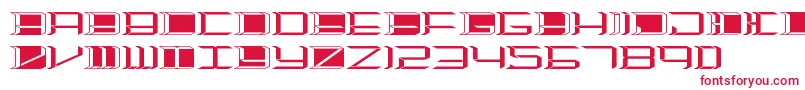 Highorbit2 Font – Red Fonts on White Background