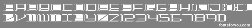 Highorbit2 Font – White Fonts on Gray Background