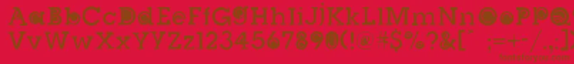 Lisätietoja SlugBugFilledRegular-fontista SlugBugFilledRegular-fontti – ruskeat fontit punaisella taustalla