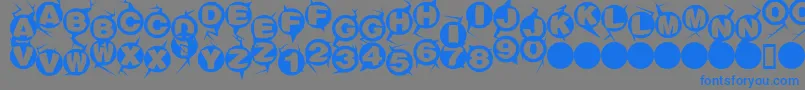Lisätietoja Machine-fontista Machine-fontti – siniset fontit harmaalla taustalla