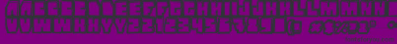 Grandnover3 Font – Black Fonts on Purple Background