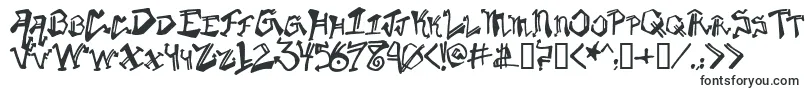 Шрифт Krylon – граффити шрифты