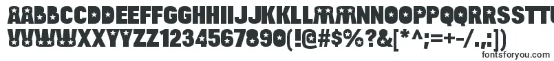 BulltoadstarRegular-fontti – Logofontit