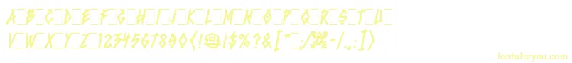 Lisätietoja BluntzLetPlain.1.0-fontista BluntzLetPlain.1.0-fontti – keltaiset fontit