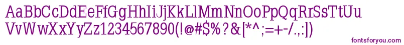 NapoleodoniBold Font – Purple Fonts on White Background