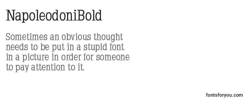 NapoleodoniBold Font