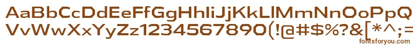 AthabascaExRg Font – Brown Fonts on White Background