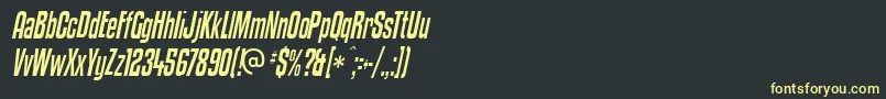 More about Kenyci Font Kenyci Font – Yellow Fonts on Black Background
