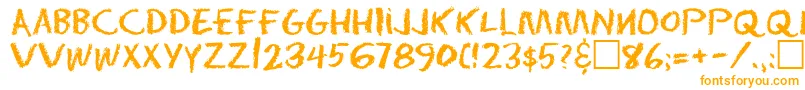 Eraser Regular Font – Orange Fonts