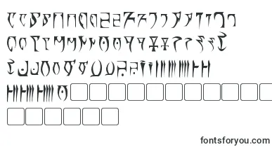 Daedra font – Fonts Runes