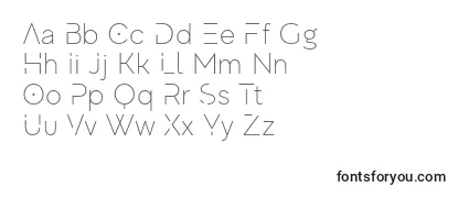 Review of the MadeEvolveSansThinEvoPersonalUse Font