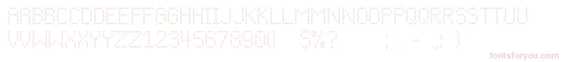 Cfchristmasstitchregular Font – Pink Fonts on White Background