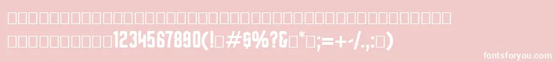 Final Font – White Fonts on Pink Background