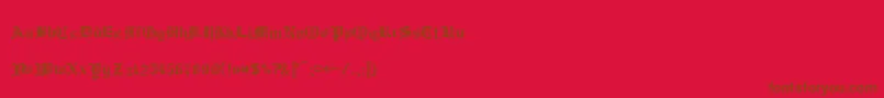 Más sobre la fuente RmAlbion fuente RmAlbion – Fuentes Marrones Sobre Fondo Rojo
