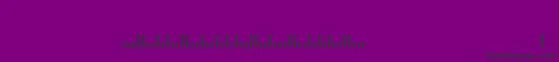 Шрифт Uspsbarcode – чёрные шрифты на фиолетовом фоне