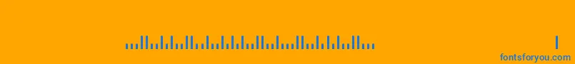 fuente Uspsbarcode – Fuentes Azules Sobre Fondo Naranja