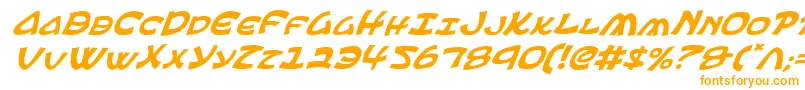fuente EphesianItalic – Fuentes Naranjas Sobre Fondo Blanco