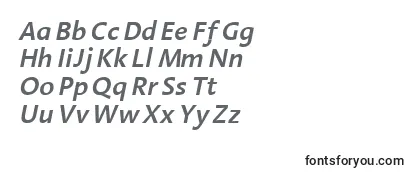 LinotypeAromaSemiboldItalic Font