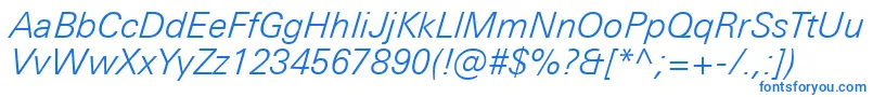 fuente UniversNextProLightItalic – Fuentes Azules