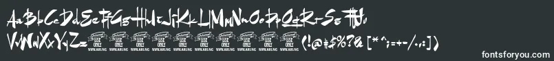 GoatskinbrushPersonaluse Font – White Fonts