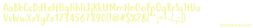JustTellMeWhatRegular Font – Yellow Fonts