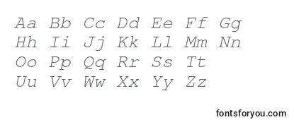 TexgyrecursorItalic Font
