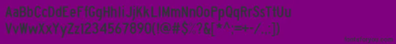Шрифт Hwygnrrw – чёрные шрифты на фиолетовом фоне