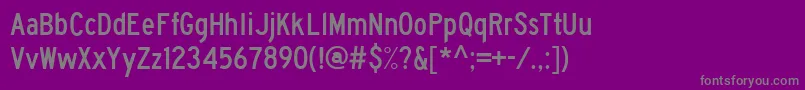 Шрифт Hwygnrrw – серые шрифты на фиолетовом фоне