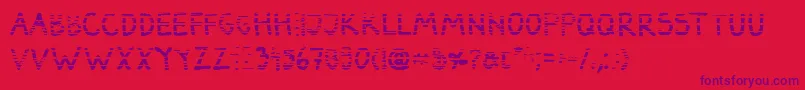 DarbogGradientBold Font – Purple Fonts on Red Background