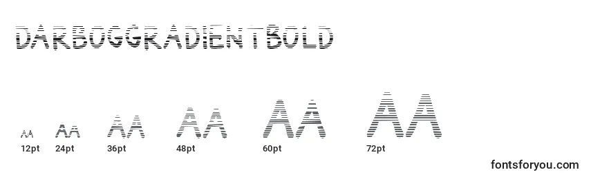 DarbogGradientBold Font Sizes