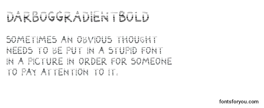 DarbogGradientBold-fontti