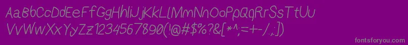 Шрифт Applestormita – серые шрифты на фиолетовом фоне