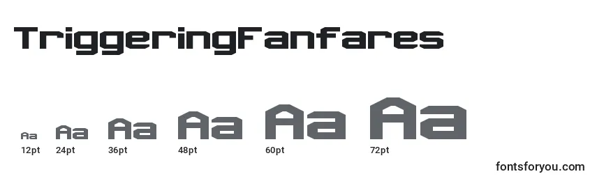TriggeringFanfares Font Sizes