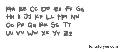Обзор шрифта Kayla1