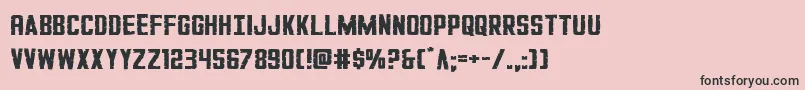 GiIncognitosmall Font – Black Fonts on Pink Background