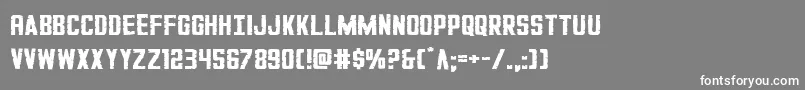 GiIncognitosmall Font – White Fonts on Gray Background