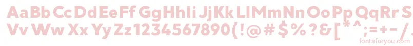 MadeGoodtimeGroteskPersonalUse Font – Pink Fonts on White Background
