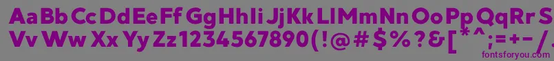 MadeGoodtimeGroteskPersonalUse Font – Purple Fonts on Gray Background