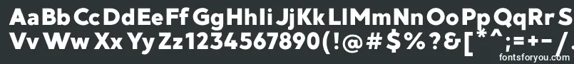 MadeGoodtimeGroteskPersonalUse Font – White Fonts on Black Background