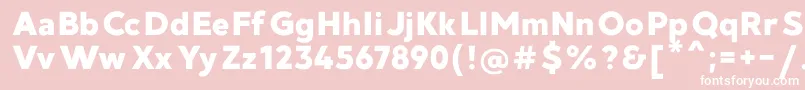 MadeGoodtimeGroteskPersonalUse Font – White Fonts on Pink Background
